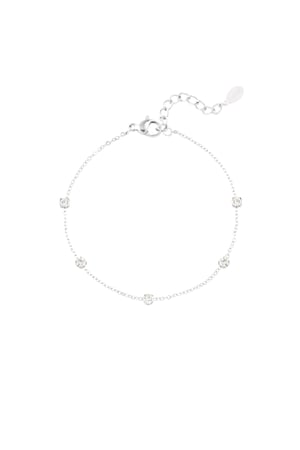 Diamond whisper bracelet - Silver color h5 