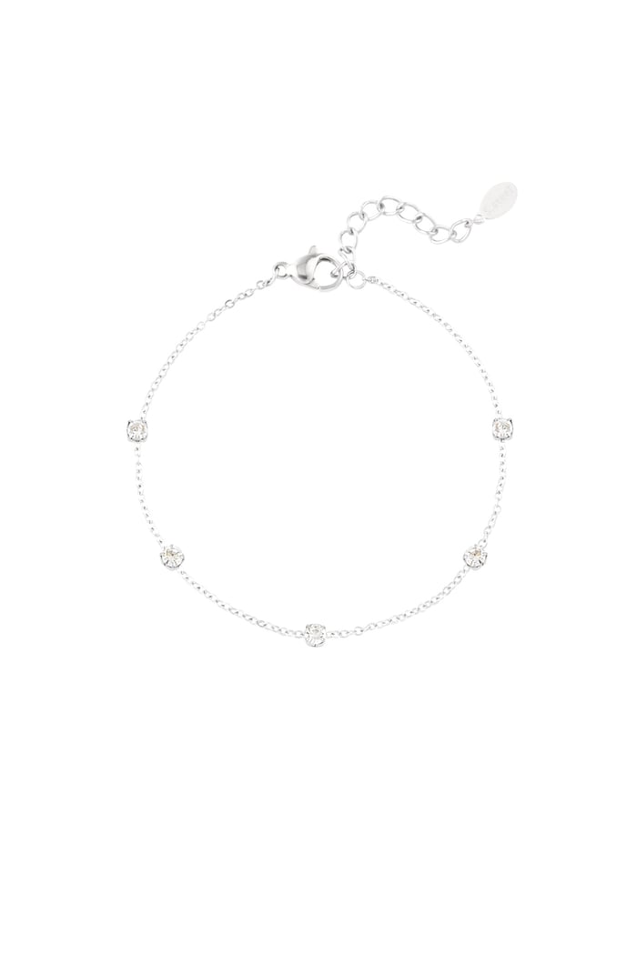 Diamond whisper bracelet - Silver color 