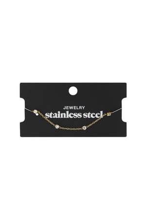 Diamond whisper bracelet - Gold color h5 Picture2