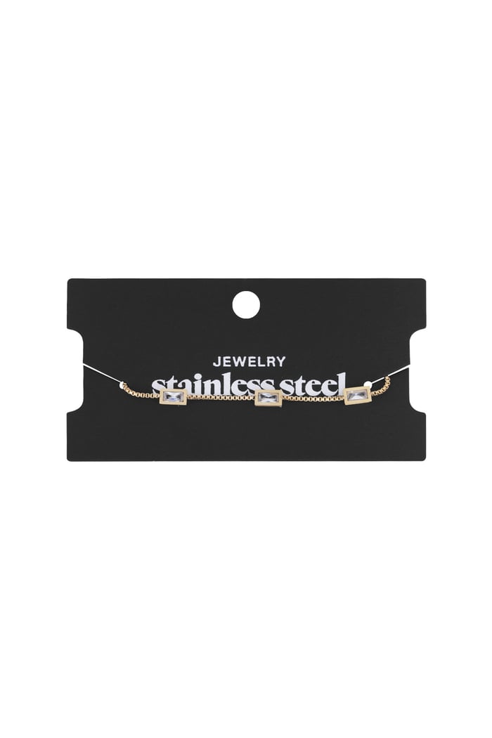 Diamant-Glow-Armband - Goldfarben  Bild3