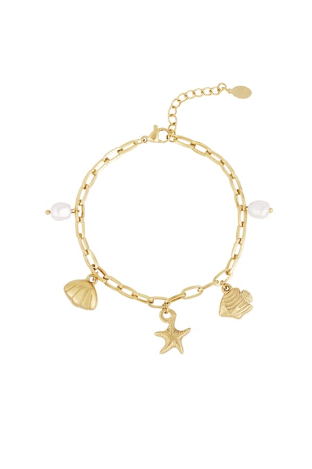 Sea you soon bracelet - gold color