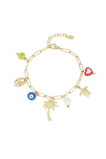 Tropical breeze bracelet - Gold color 2