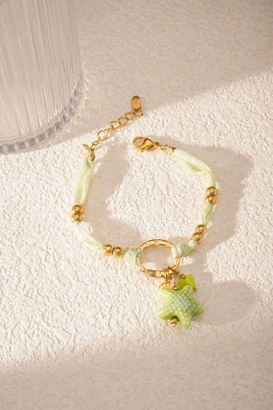 Starry Bracelet - Green & Gold Color h5 Picture4