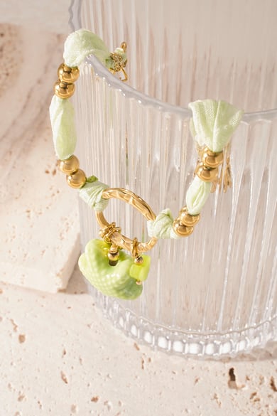 Starry Bracelet - Green & Gold Color h5 Picture3