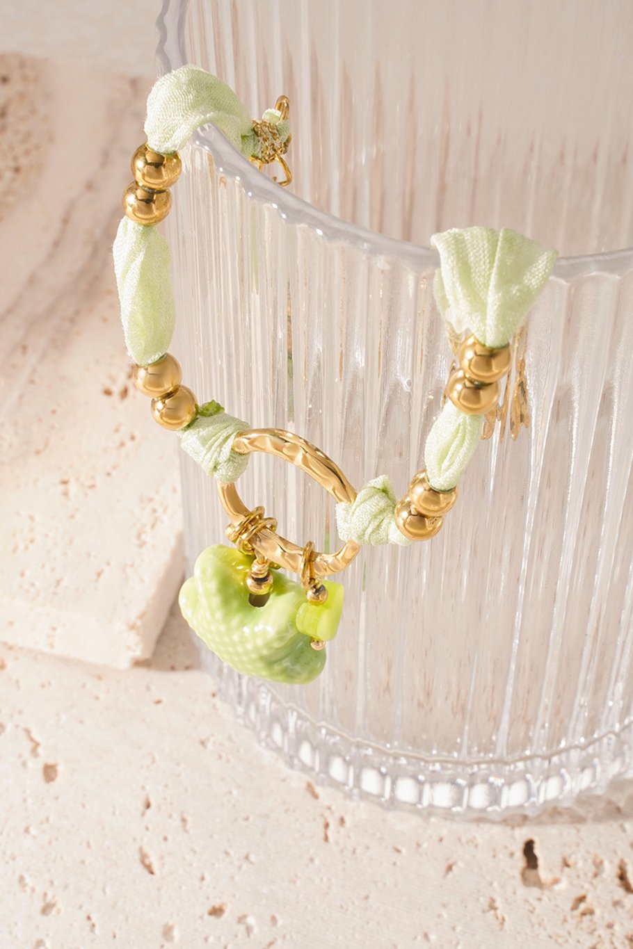 Starry Bracelet - Green & Gold Color Picture3