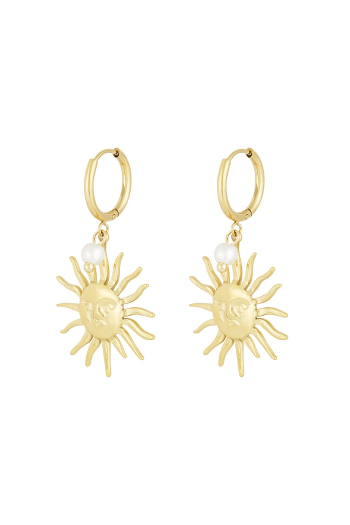 Sunny side earrings - Gold color 