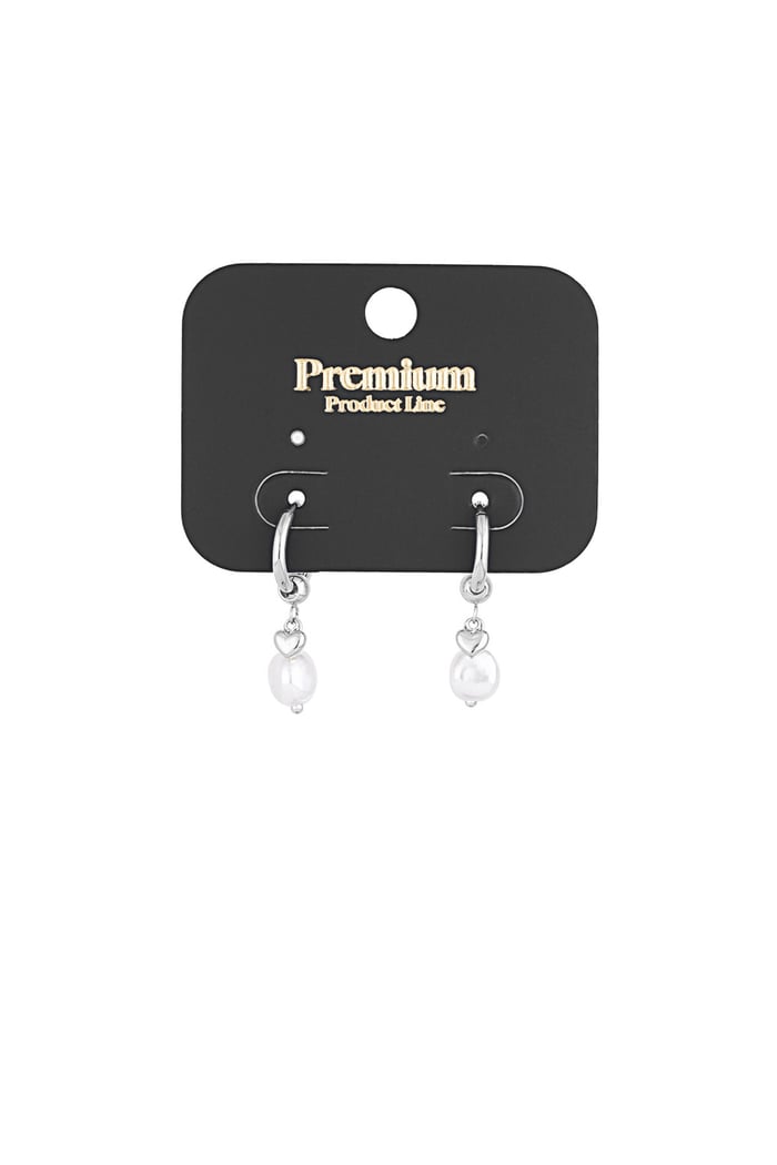 Classy baby earrings - Silver color Picture3