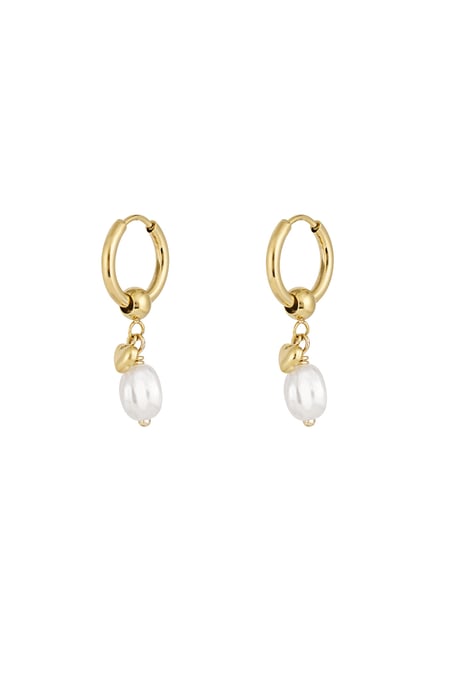 Classy baby earrings - Gold color