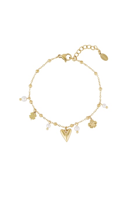 Bracelet lucky love - Gold color