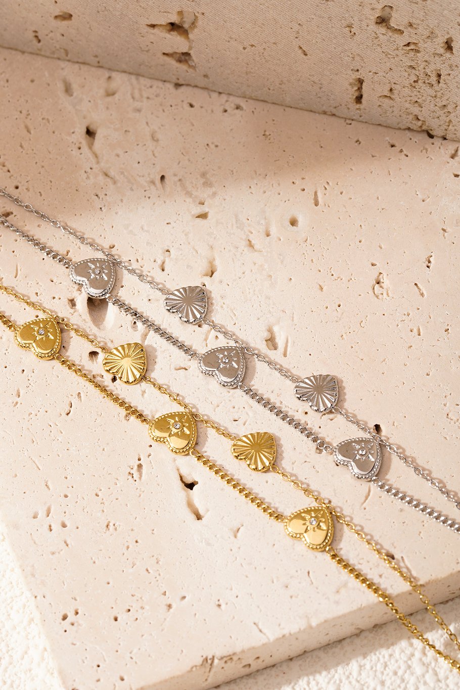 Bracelet Tout l'amour - Couleur or Image4