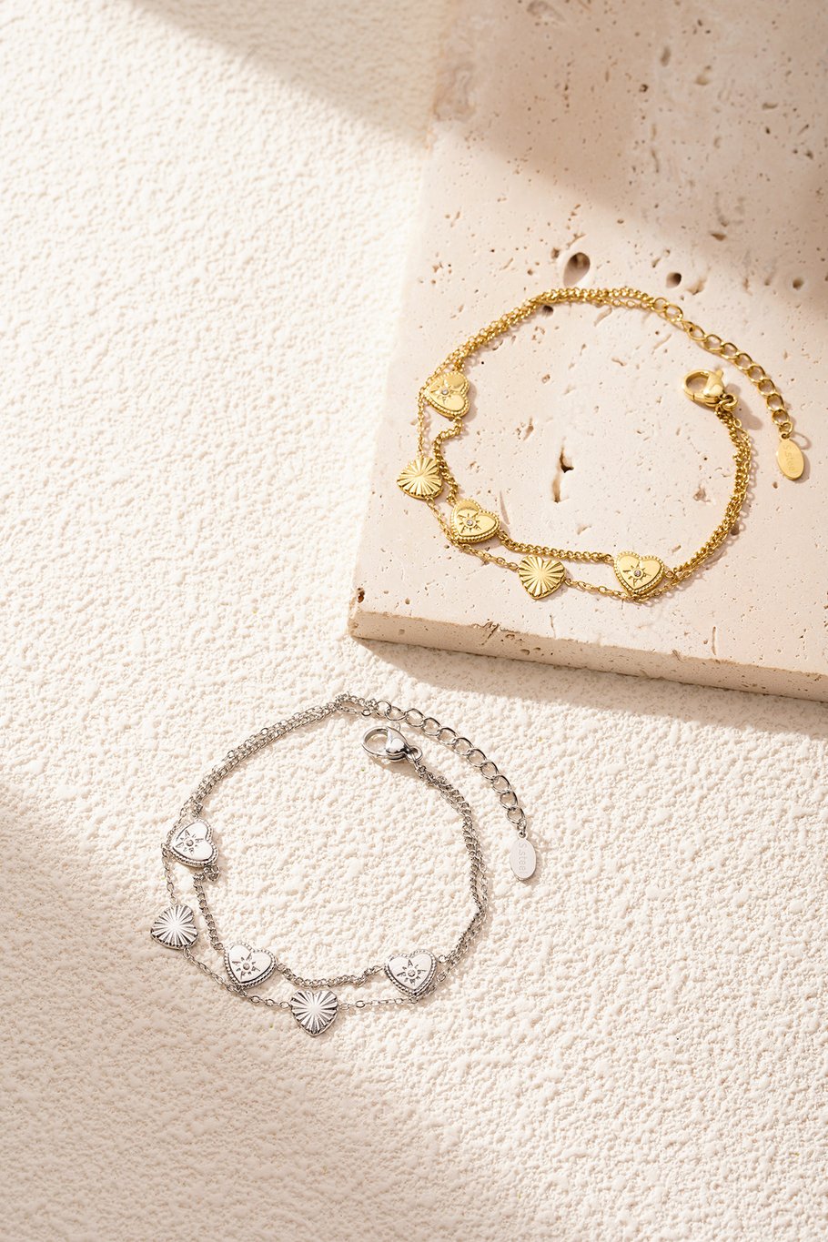Bracelet Tout l'amour - Couleur or Image3