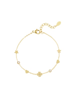 Gleaming wish bracelet - Gold color h5 