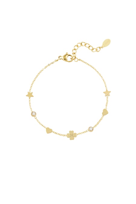 Gleaming wish bracelet - Gold color 2