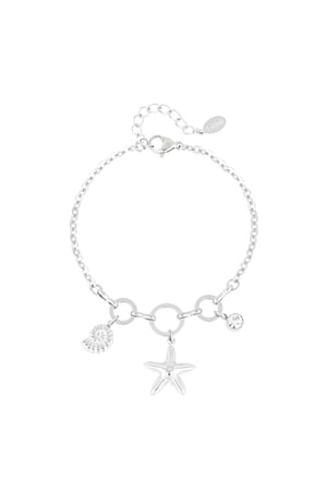 Bracciale con ciondolo ti vedo - Colore argento h5 