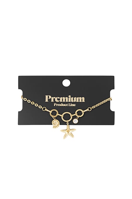 Charm bracelet i sea you - Gold color