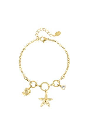 Charm bracelet i sea you - Gold color h5 