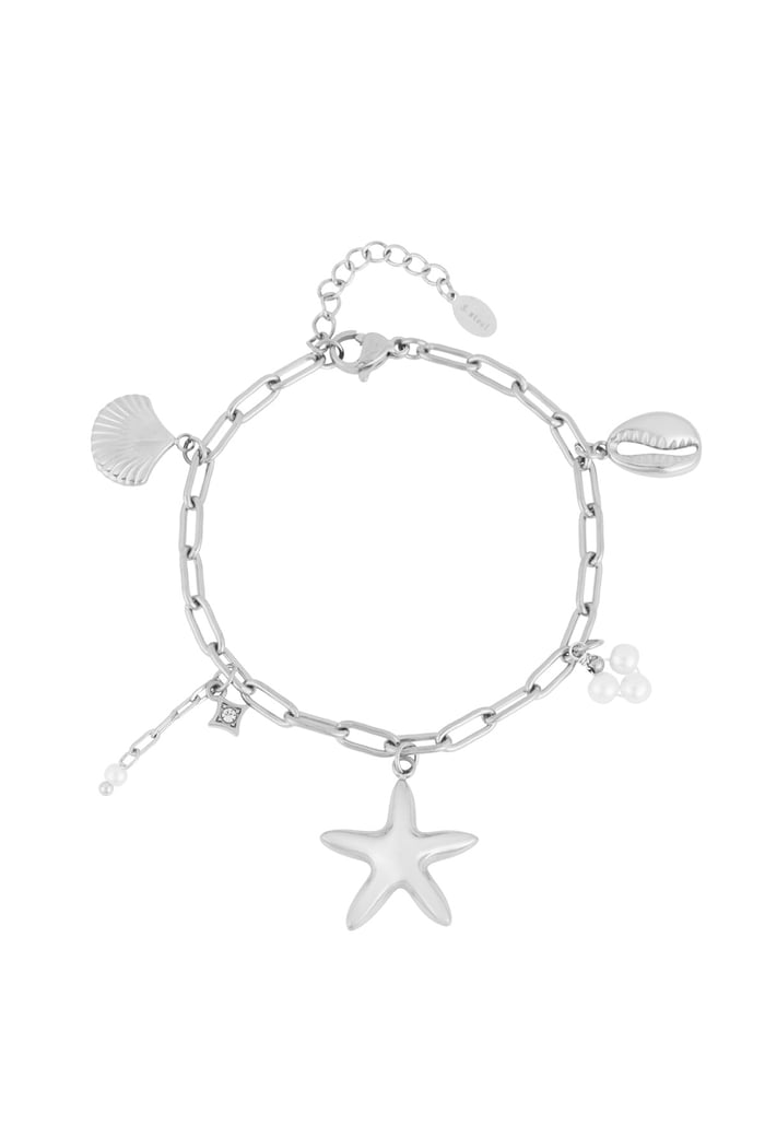 Pulsera Beachy Vibe - Color Plata 