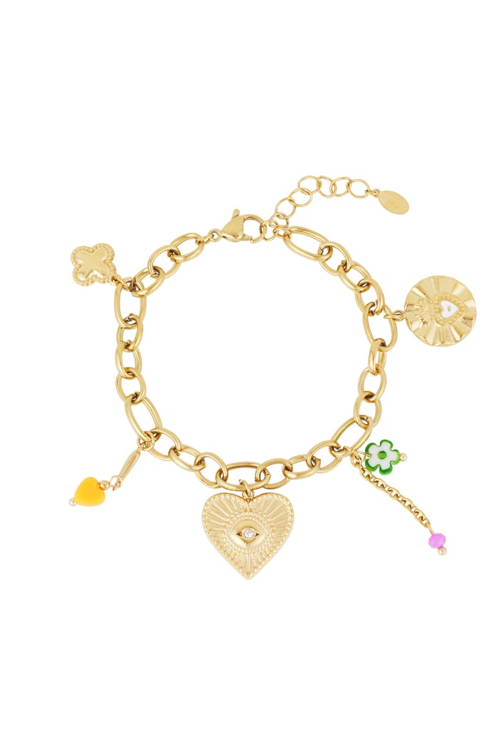 Armband Happy - Goldfarbe 