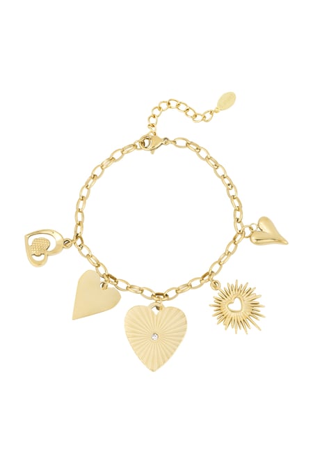 Loving links bracelet - Gold color