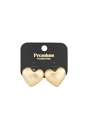 Hearts Earrings - Gold color h5 Picture3