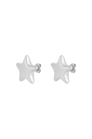 Pendientes de estrella - Color plata h5 