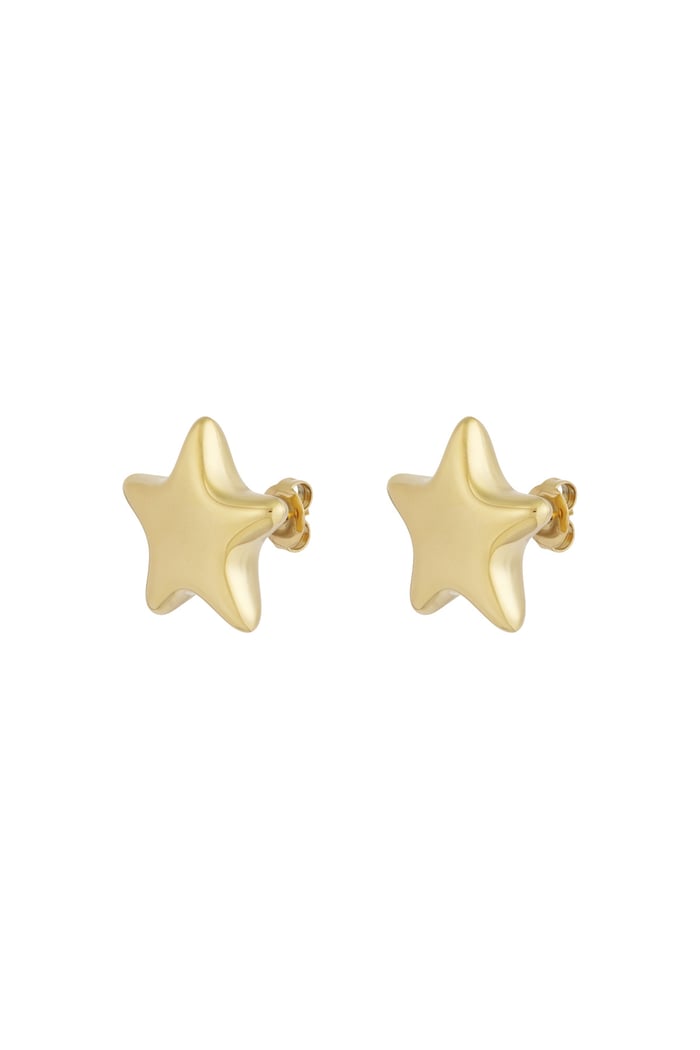 Star earrings - Gold color 