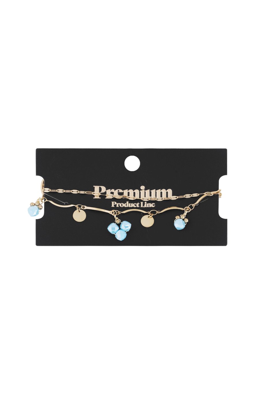 Blue beads Bracelet - Light Blue h5Picture3