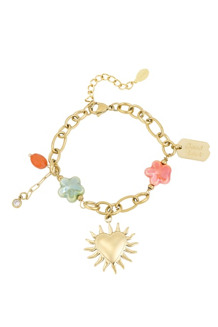 Charm couture bracelet - Gold color