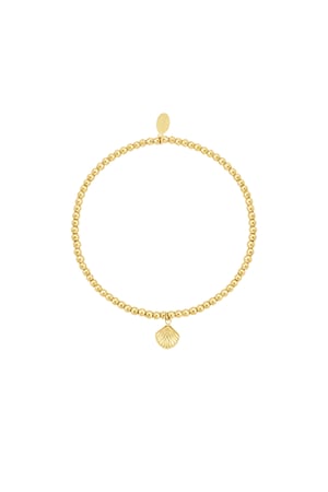 Simple bracelet small shell - Gold color h5 