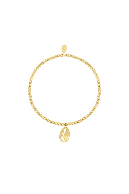 Simple shell bracelet - Gold color