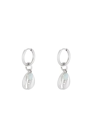 Summer vibe earrings - Silver color h5 