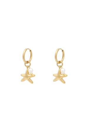 Star of the sea earrings - Gold color h5 