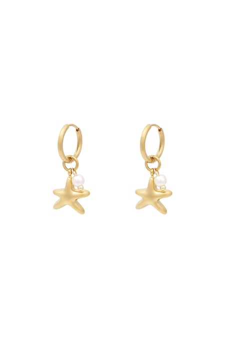 Star of the sea earrings - Gold color 2