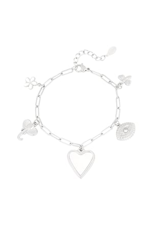 Heartstrings bracelet - Silver color h5 