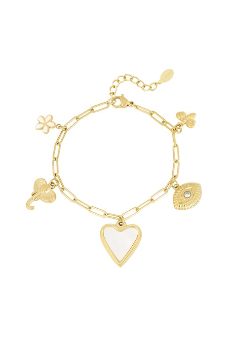 Heartstrings bracelet - Gold color