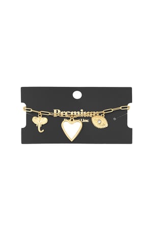 Heartstrings bracelet - Gold color h5 Picture3