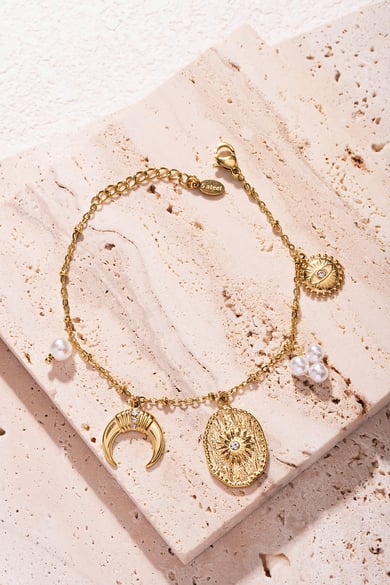 bracciale moony - colore oro h5 Immagine6