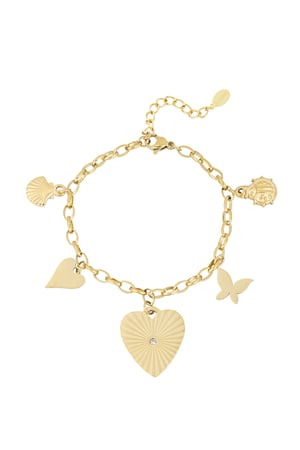 Love's embrace bracelet - Gold color h5 