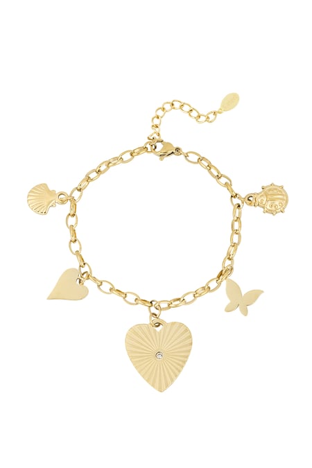 Love's embrace armband - Goud kleur 2