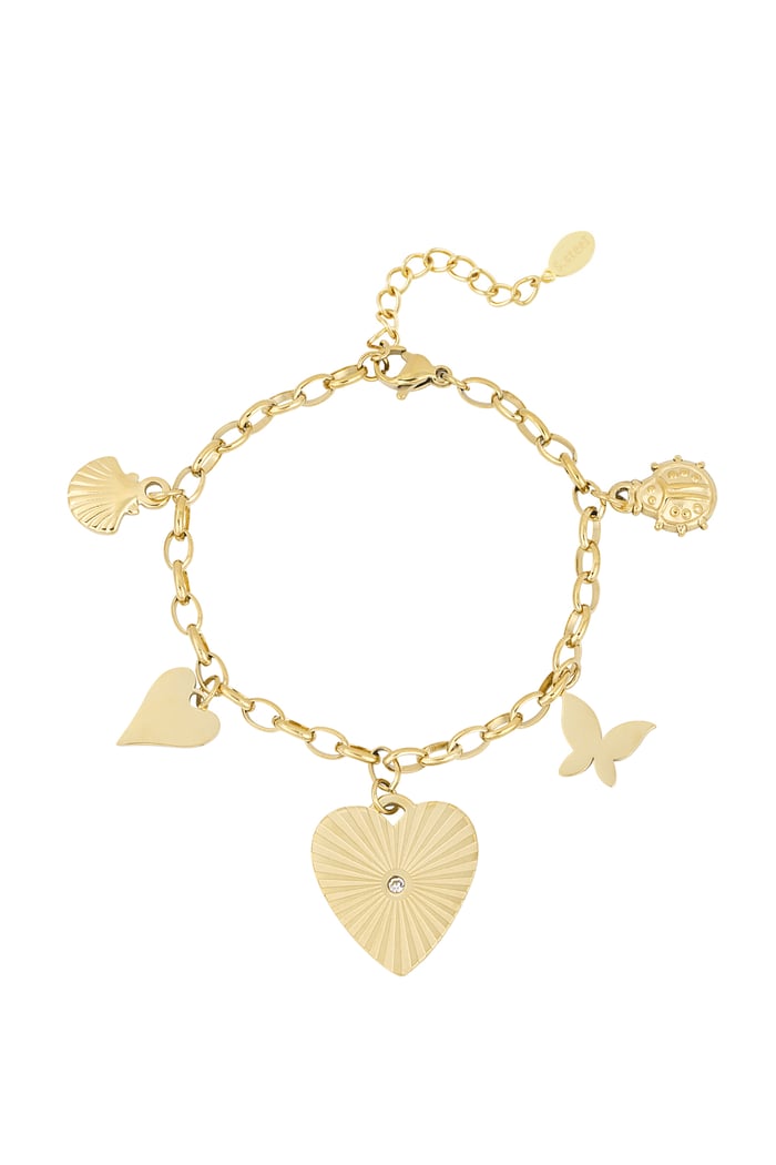 Love's embrace bracelet - Gold color 