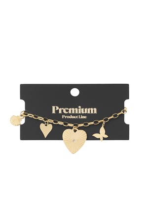 Love's embrace bracelet - Gold color h5 Picture3