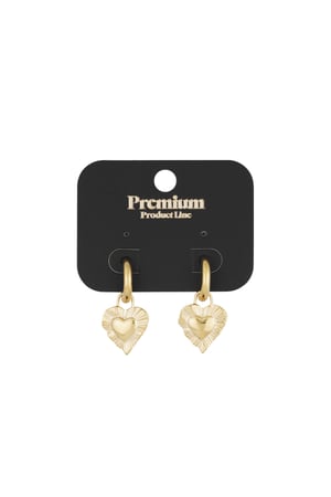 Earring give me love - Gold color  h5 Picture3