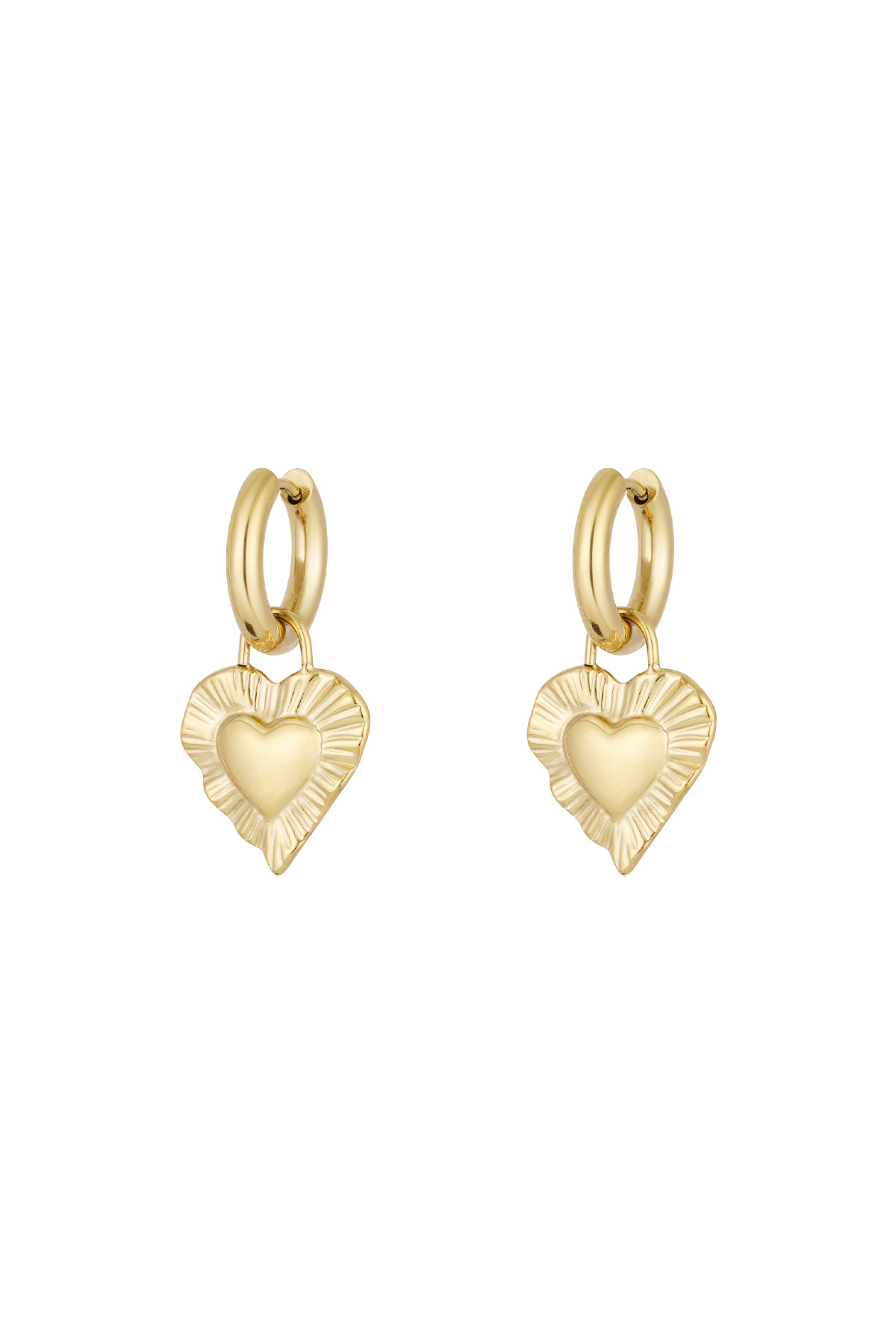 Earring give me love - Gold color 