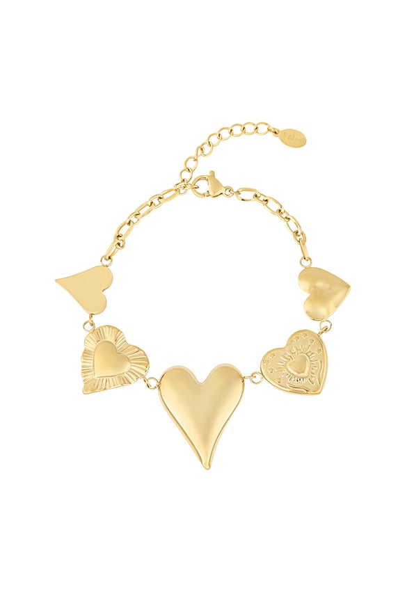 Lots of love Bracelet - Gold color