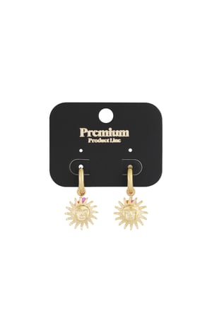 Beautiful day earrings - Gold color h5 Picture3