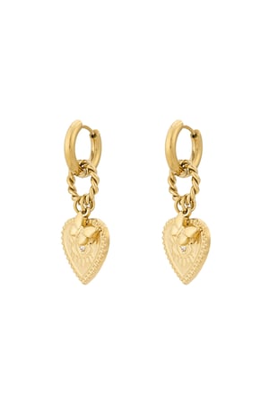 Butterfly day earrings - Gold color h5 