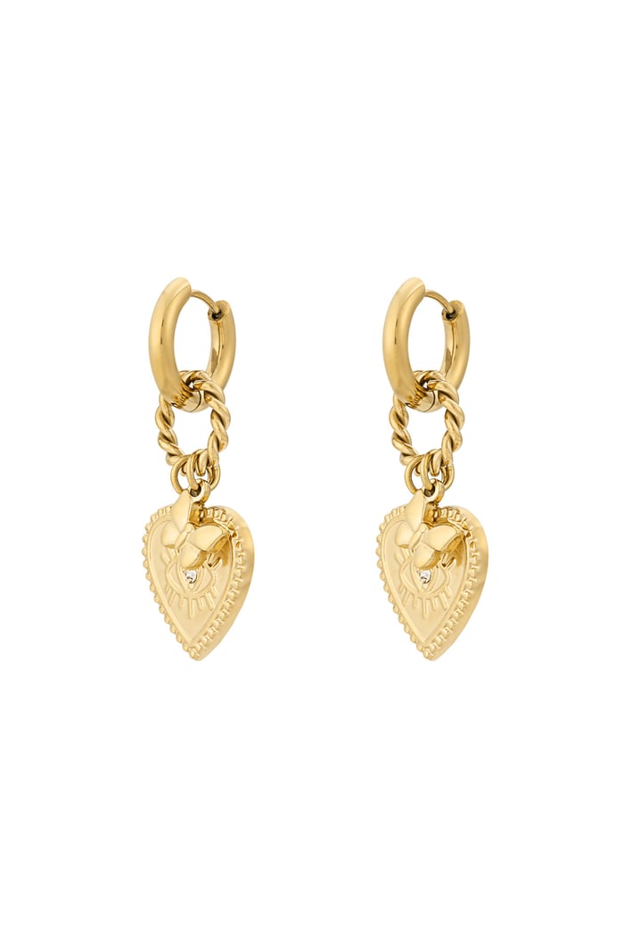 Butterfly day earrings - Gold color 