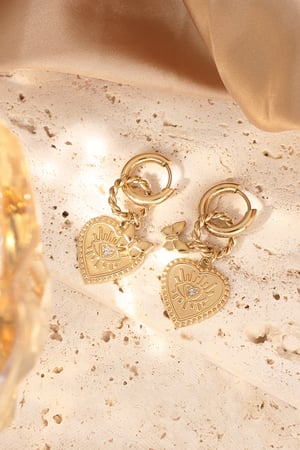 Butterfly day earrings - Gold color h5 Picture3