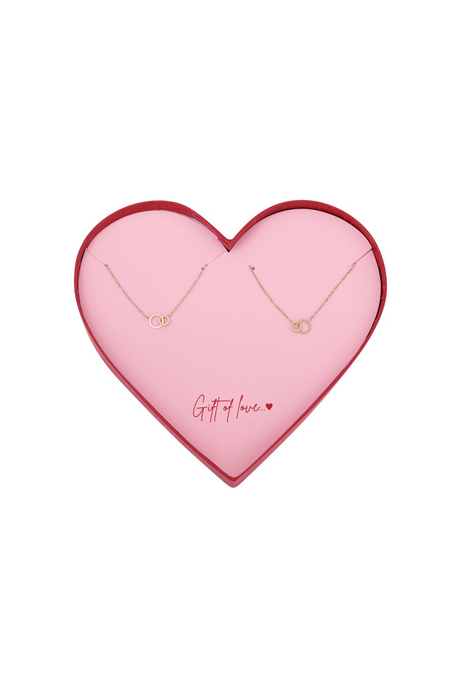 Bracelets Infinity en acier inoxydable Gift of Love - Couleur or 