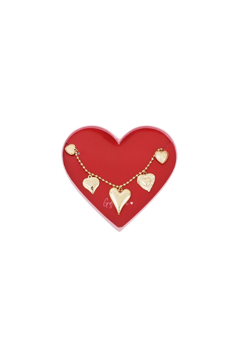 Gift of love Stainless steel Loved Armband - Goud kleur 